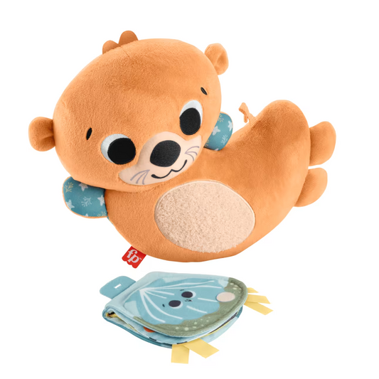 Fisher Price - 2-In-1 Rockin’ Tummy Time Otter Plush Toy