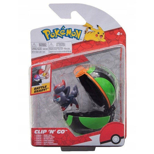 Pokemon Clip N Go - Zorua & Dusk Ball